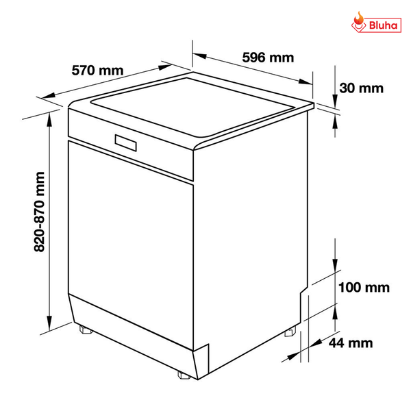 Máy rửa bát Bosch HMH.SMS46MI01G