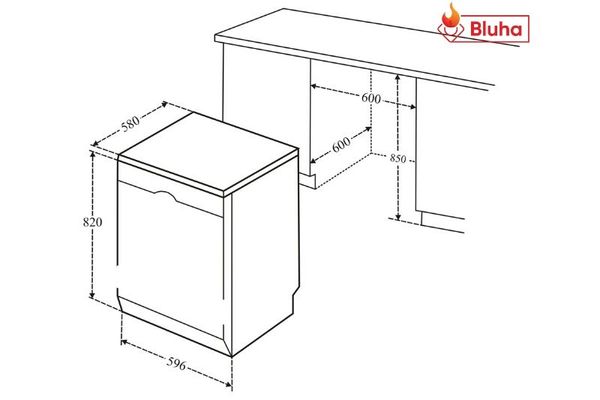 Máy rửa bát Faster ECO 402