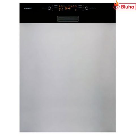 Máy rửa bát Hafele 533.23.210 bán âm mặt đen HDW-HI60B