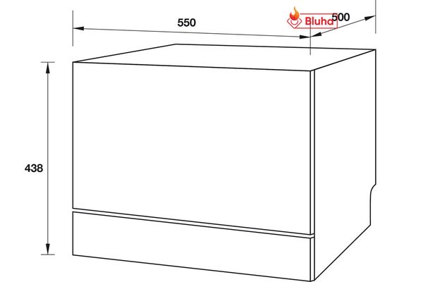 Máy rửa bát Hafele 538.21.190 để bàn HDW-T50A