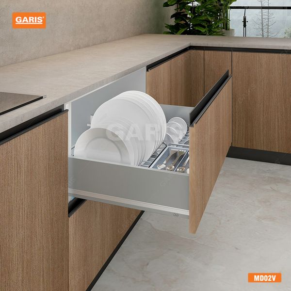 Phụ kiện tủ bếp Garis combo oval bóng gương 2021