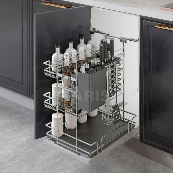 Giá dao thớt, gia vị, chai lọ Garis MM02V