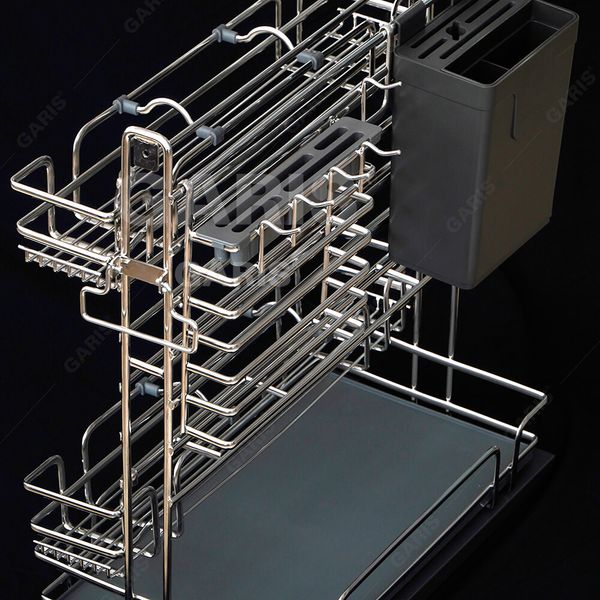 Giá dao thớt, gia vị, chai lọ Garis MM02V