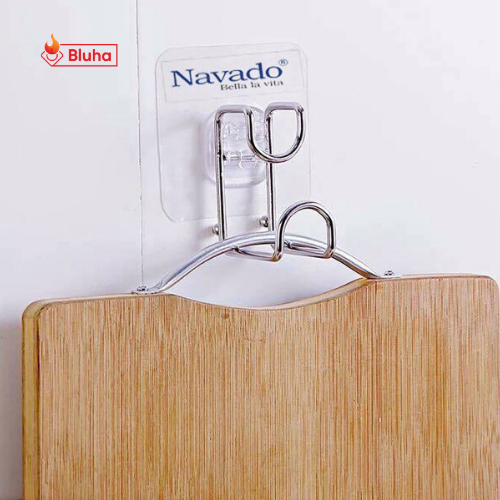 Móc treo inox đa năng không khoan tường Navado GS-5002