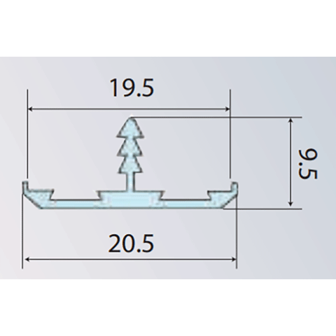 Nẹp cánh 18 mm Grob KS-307A