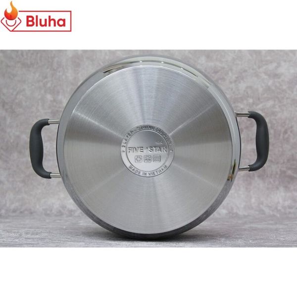 Nồi inox Fivestar 24cm quai silicon