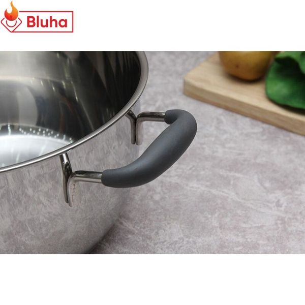 Nồi inox Fivestar 24cm quai silicon