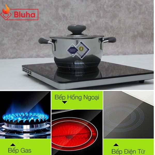 Nồi inox Fivestar 24cm quai silicon