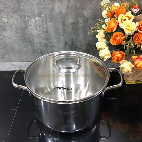 Bộ nồi Kocher inox 5 đáy cao cấp