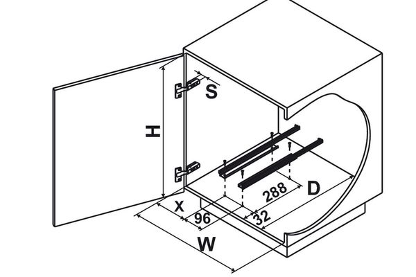 Phụ kiện rổ chứa dụng cụ vệ sinh Hafele Portero 2 545.48.261