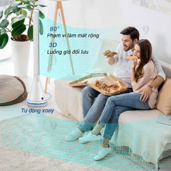 Quạt tháp sưởi ấm và làm mát Ultty SKJ-CR018H (Sưởi ấm/làm mát)