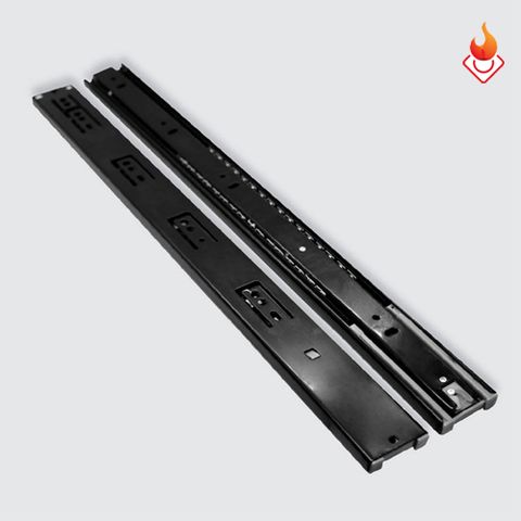 Ray bi Hafele 3 tầng giảm chấn màu đen