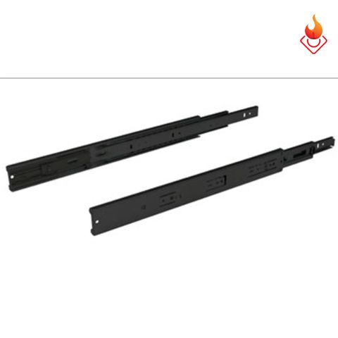 Ray bi Hafele 3 tầng giảm chấn màu đen