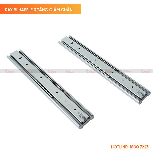 Ray bi Hafele 3 tầng giảm chấn