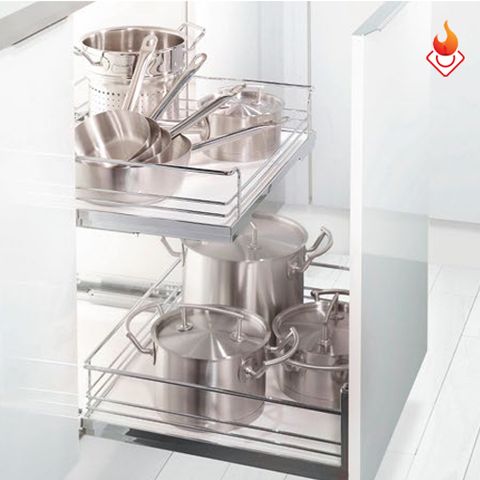 Rổ kéo để xoong nồi Hafele lọt lòng tủ