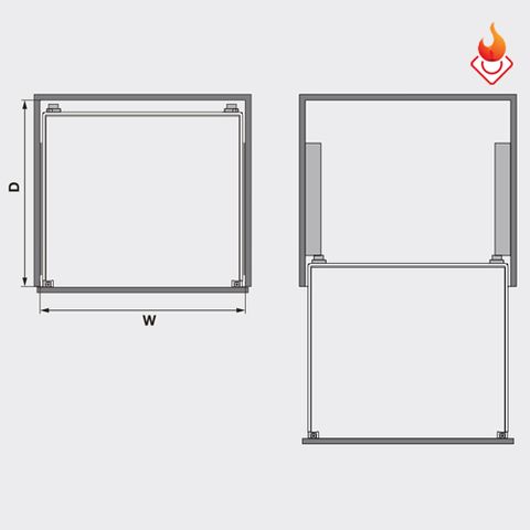 Rổ kéo để xoong nồi Hafele lọt lòng tủ