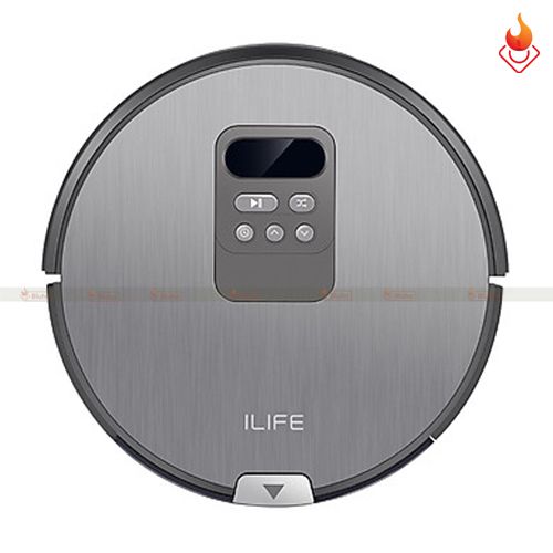 Robot hút bụi lau nhà ILIFE V80 màu đen Bản xuất Châu Âu