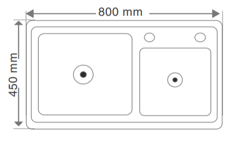 Chậu rửa Lorca Lorca TA 297V