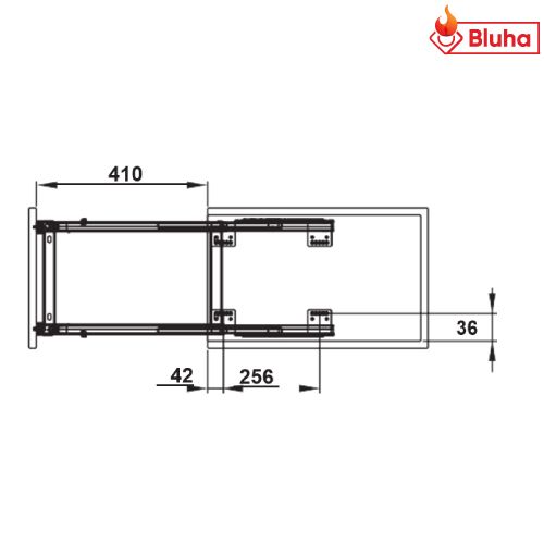 Bộ rổ gia vị Cucina Hafele Sonata inox mạ crom