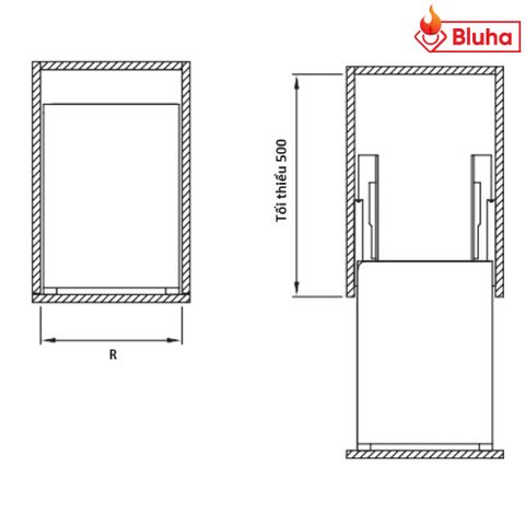 Bộ rổ gia vị Cucina Hafele Sonata inox mạ crom