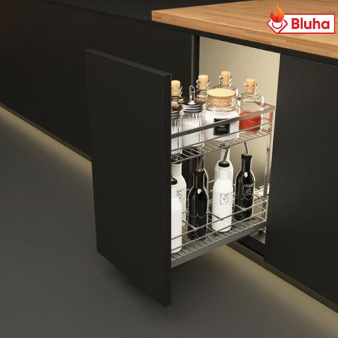 Bộ rổ gia vị Cucina Hafele Sonata inox mạ crom