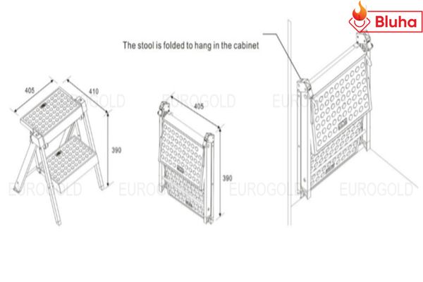 Thang gấp thông minh Eurogold EUT