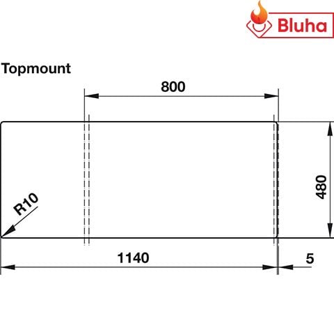 Chậu rửa bát  Hafele Antonius HS-GDD11650 chất liệu đá