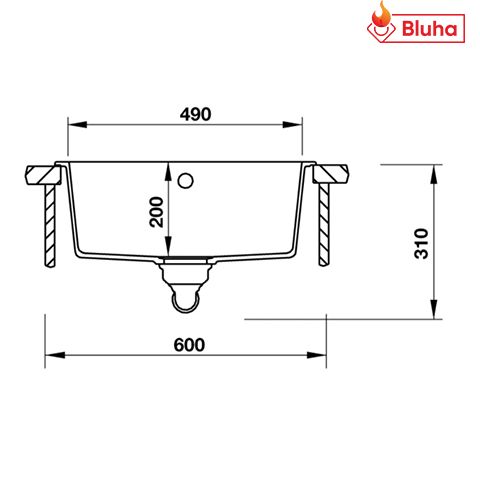 Chậu đá HAFELE ANTONIUSHS-GS5543