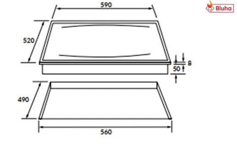 Bếp từ Rosieres RES6D 4 vùng nấu