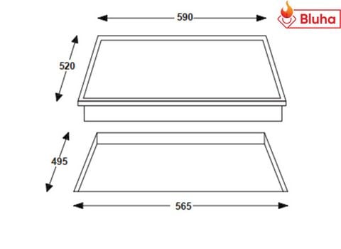 Bếp từ Rosieres RID346BV 3 vùng nấu