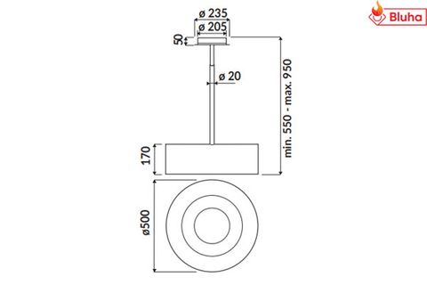 Máy hút mùi Rosieres RDL910IN ốc đảo