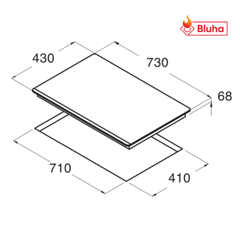 Bếp điện từ 2 vùng nấu CATA IT 7002