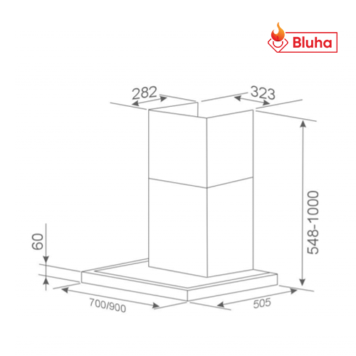Máy hút khử mùi BINOVA BI-30-GT-07/09