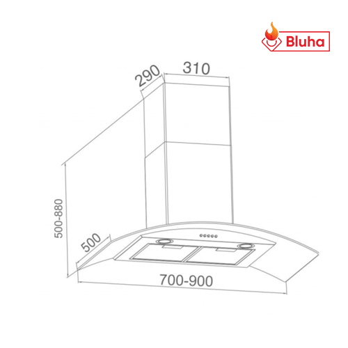Máy hút khử mùi BINOVA BI-77-ISO-07/09