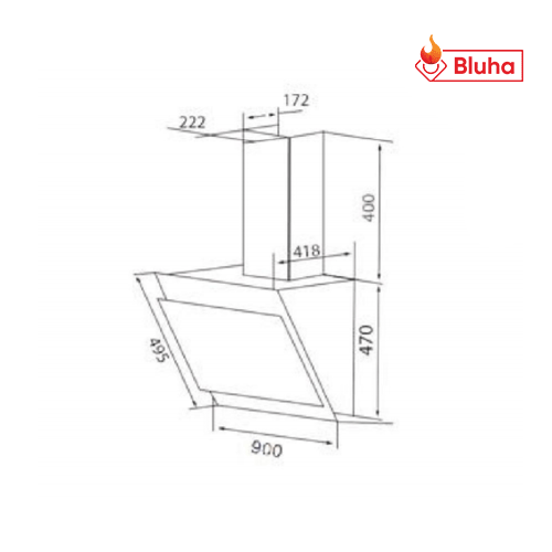 Máy hút khử mùi BINOVA BI-75-GT-07/09