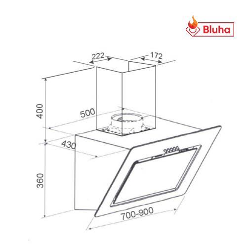 Máy hút khử mùi BINOVA BI-65-IG-07/09