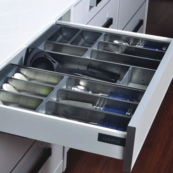 Khay chia Garis BN01.4 inox đựng dao thìa dĩa trong ngăn kéo