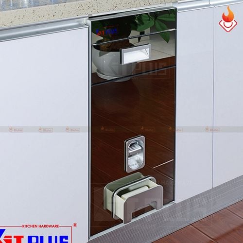 Thùng gạo mặt gương bạc Kit Plus RB29.A
