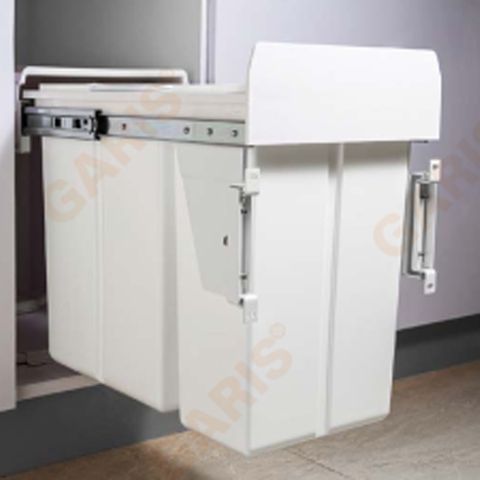 Thùng rác đôi Garis GW06.30, cánh kéo (1*10L, 1*20L)