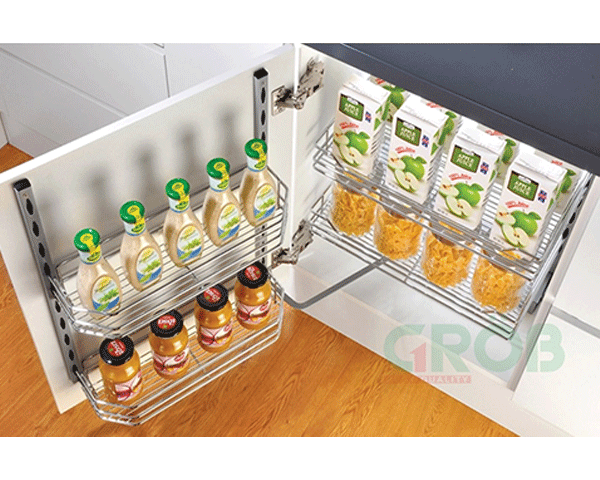 Tủ đồ khô cánh mở Grob UB nan sợi inox 201