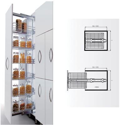 Tủ kho Eurogold EG.90640S nan 6 tầng cánh rút