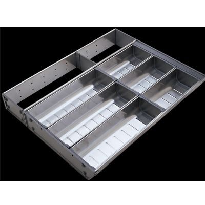 Khay chia Garis BN01.4 inox đựng dao thìa dĩa trong ngăn kéo