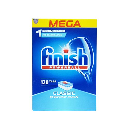 Viên rửa bát Finish Classic Dishwasher Tablets hộp 120 viên