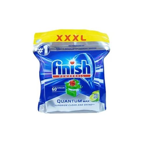 Viên rửa bát Finish Quantum Max hương táo chanh gói 60 viên