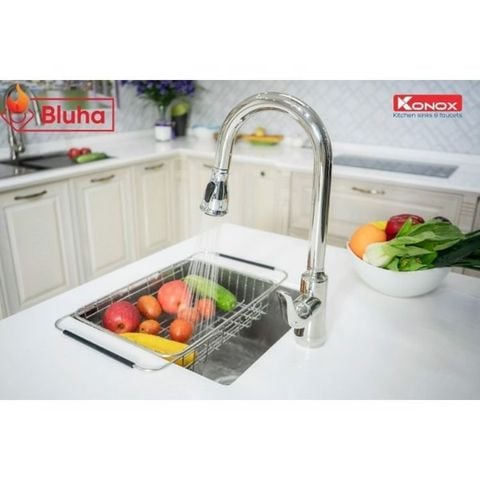 Combo Chậu rửa bát KN8850TD-Vòi rửa bát KN1226BG