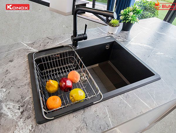 Vòi rửa bát Konox Felix Black
