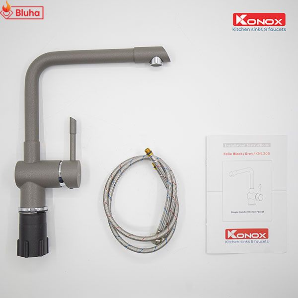 Vòi rửa bát Konox Felix Grey