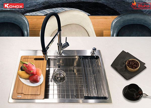 Vòi rửa bát Konox thân mềm Bian