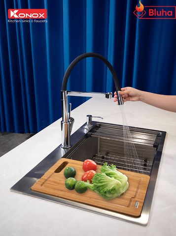 Vòi rửa bát Konox thân mềm Bian