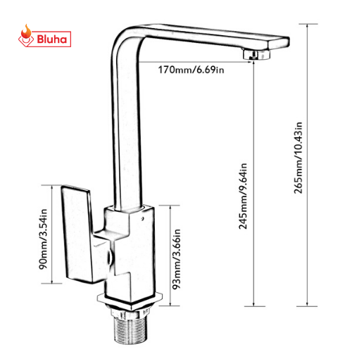 Vòi rửa bát Roslerer RL-801 NEW